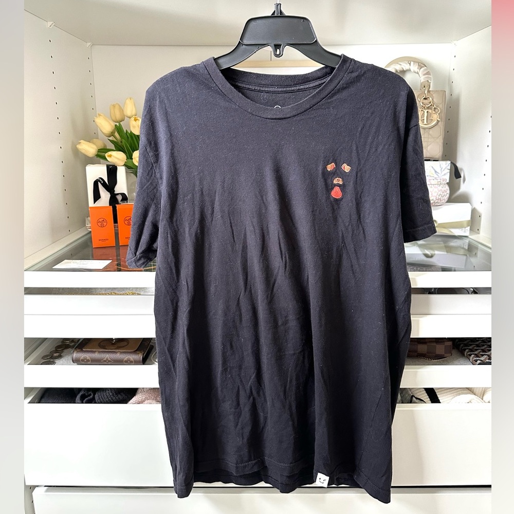 Snapchat Dog Tongue Filter Black TShirt 🐶